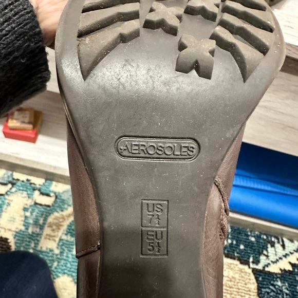 Brown Leather Ankle Boots - Picture 5 of 7